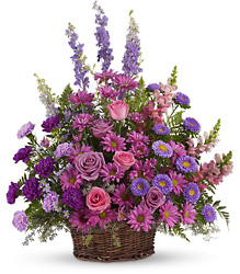 Gracious Lavender Basket In Waterford Michigan Jacobsen's Flowers